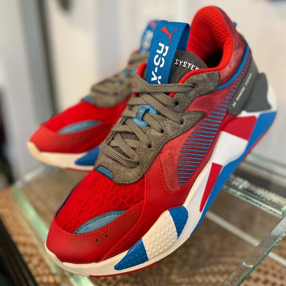PUMA   RS-X Retro Red Steel Gray - Size 9 - Picture 1 of 9